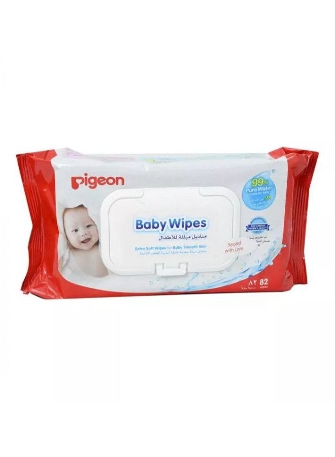 Pigeon Baby Wipes, 82 Pieces