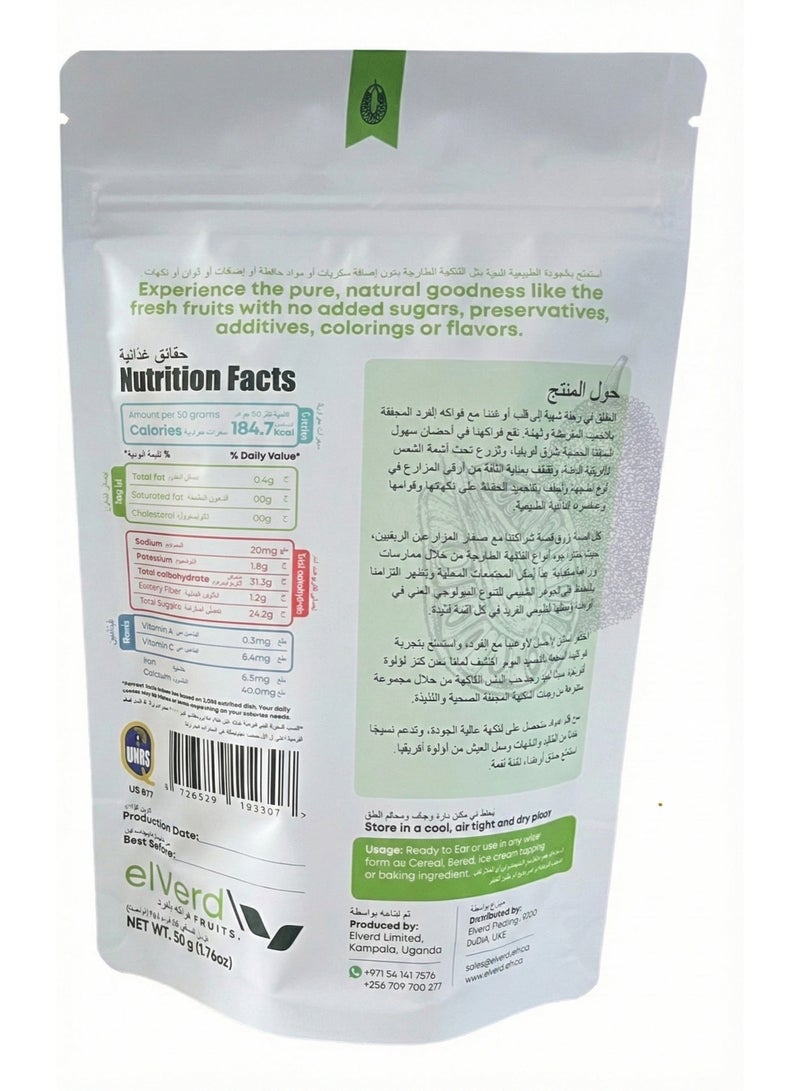 Elverd Freeze – Dried Crispy Jackfruit Flakes -100% Natural, No Added Sugar - Image 2