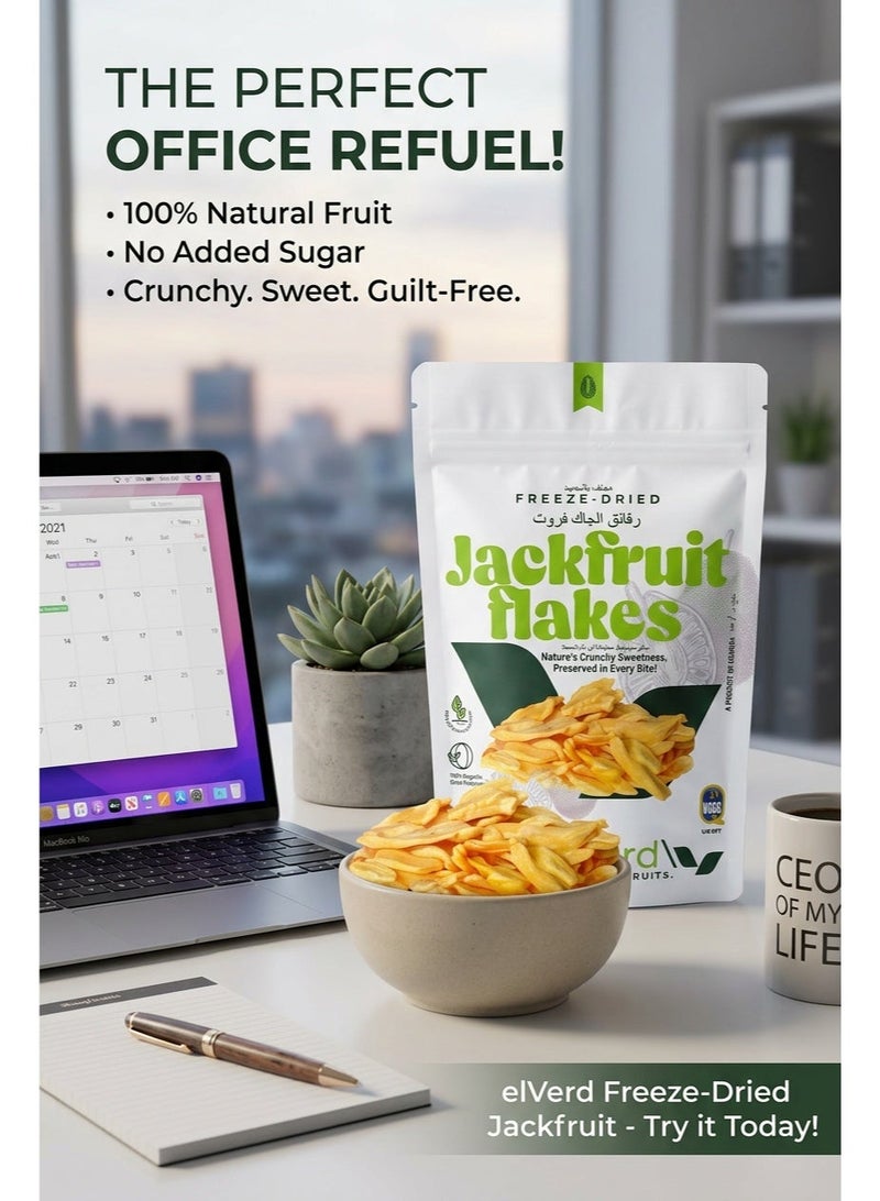 Elverd Freeze – Dried Crispy Jackfruit Flakes -100% Natural, No Added Sugar - Image 5