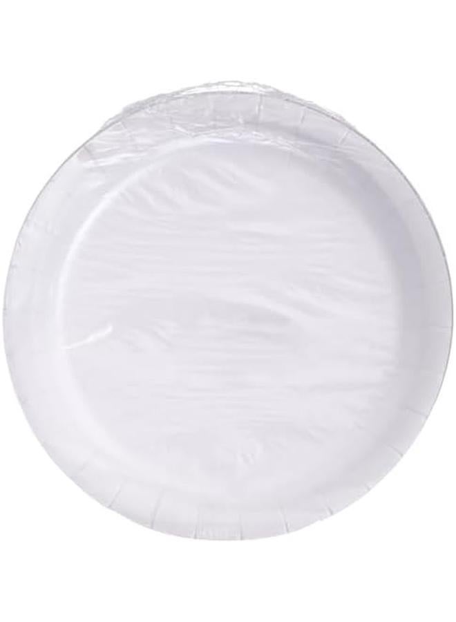 أورينيكس صحون ورقية مزخرفة مقالي 45 قطعة أبيض - Image 2