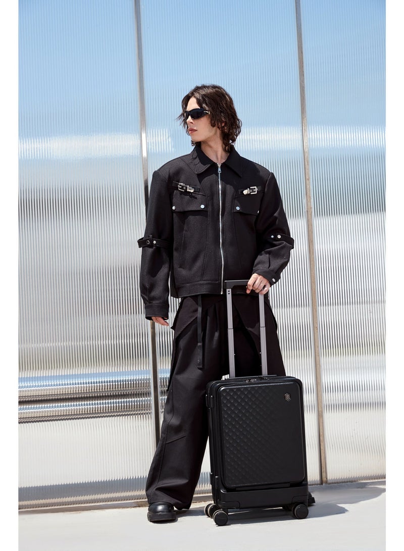 أركتيك هانتر LGX002 انش-20  شنطة سفر كابينة ترولي دوارة 360° بعجلات صامتة | خفيفة الوزن ومناسبة للطائرة | قفل حماية دولي TSA - Image 4