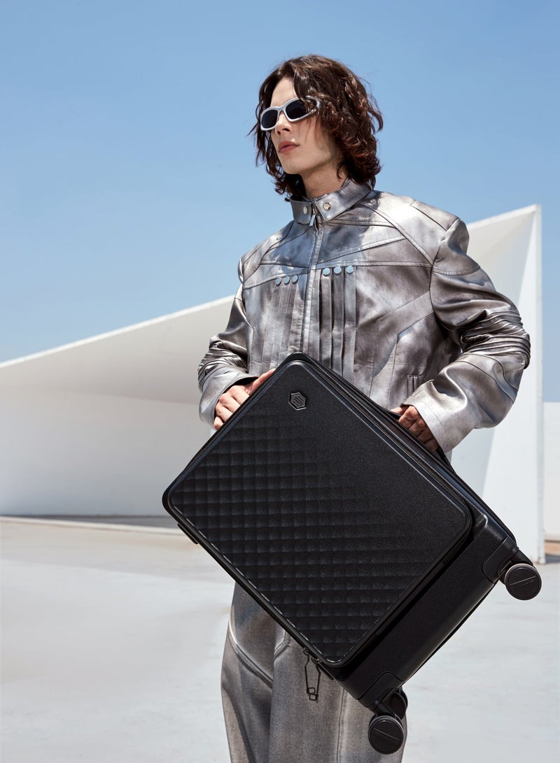 أركتيك هانتر LGX002 انش-20  شنطة سفر كابينة ترولي دوارة 360° بعجلات صامتة | خفيفة الوزن ومناسبة للطائرة | قفل حماية دولي TSA - Image 2