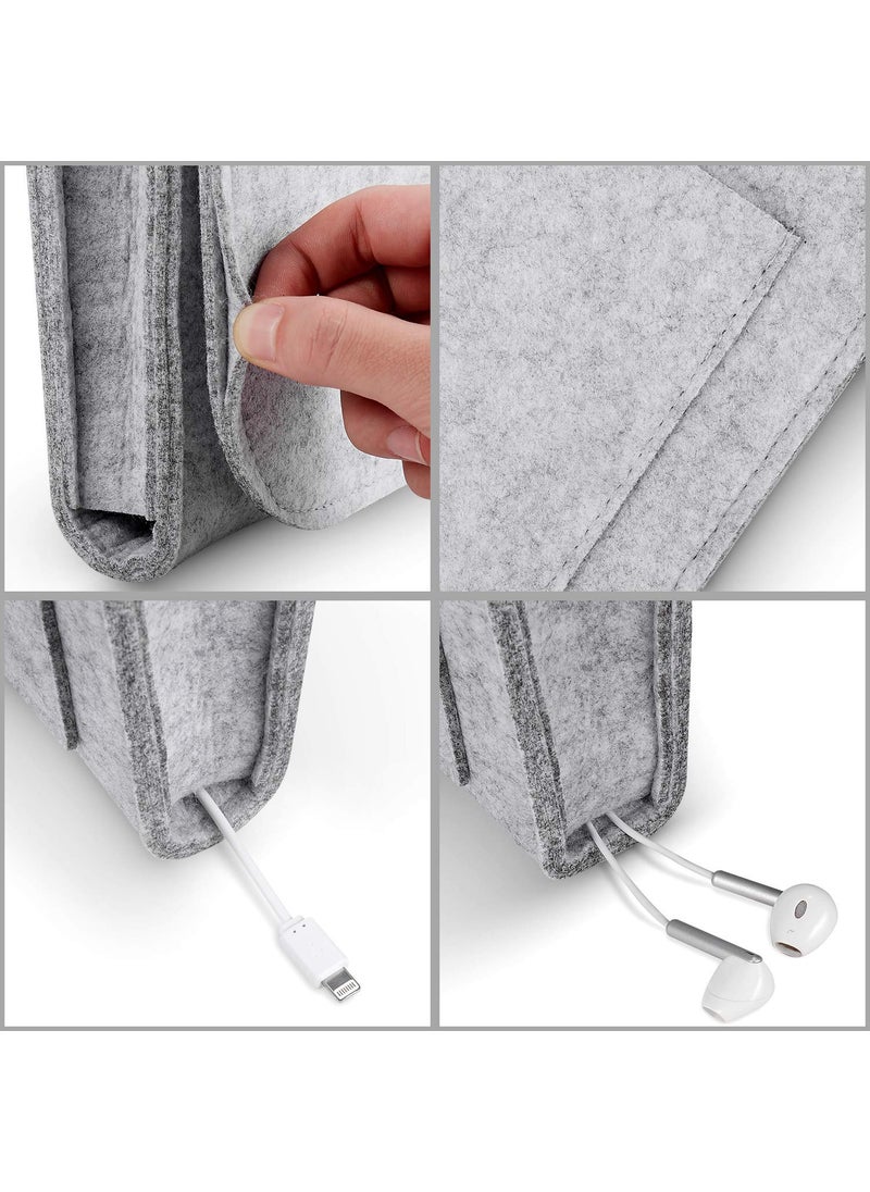 EARTHCONE EARTHCONE AntiSlip Bedside Storage Organizer Remote Magazine Mobile Tablet Holder for Home Office Hotel 1Pcs  - Image 3