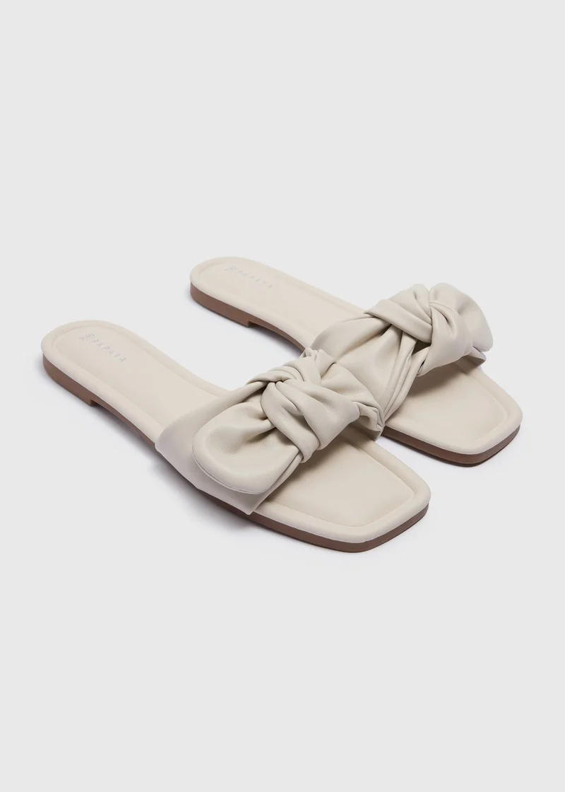 Matalan Stone Knot Mule Sandals