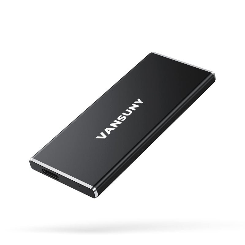 Vansuny فان سوني 1 تيرابايت SSD خارجي محمول، USB 3.1 جين 2 500 ميجابايت/ثانية نقل بيانات عالي السرعة، محرك أقراص صلب خارجي صغير معدني USB C للكمبيوتر، اللابتوب، الهواتف والمزيد - Image 1