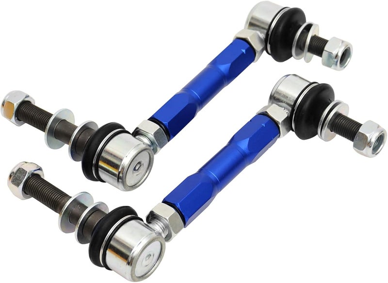 JS SUPER WORK 7.5-9.9' Adjustable Front Stabilizer Bar Link Kit Fit for Toyota 4Runner/FJ CRUISER/HILUX/FORTUNER/LAND CRUISER PRADO 150 120 /Lexus GX470, 2“ Lift Replacement Parts M12 Sway Bar Link | Modification,gx470 front sway bar - Image 1