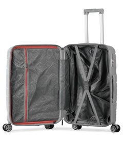 milano Milano travel bag set, anti-break, 5 pieces, sizes (12", 14", 20", 24", 28") (Silver)  - Image 4