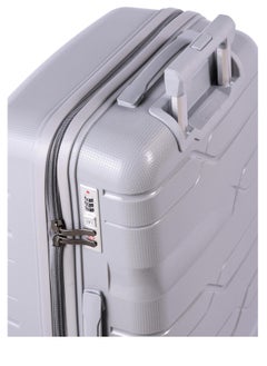 milano Milano travel bag set, anti-break, 5 pieces, sizes (12", 14", 20", 24", 28") (Silver)  - Image 5
