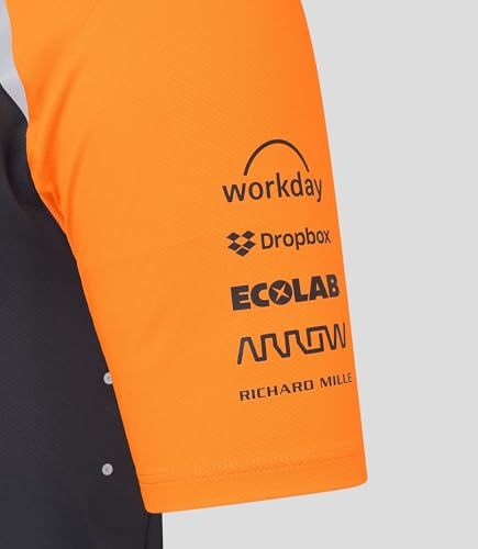 CASTORE تي شيرت كاستور مكLaren F1 2025 للرجال لاندو نوريس (فانتوم، XXL) - Image 5