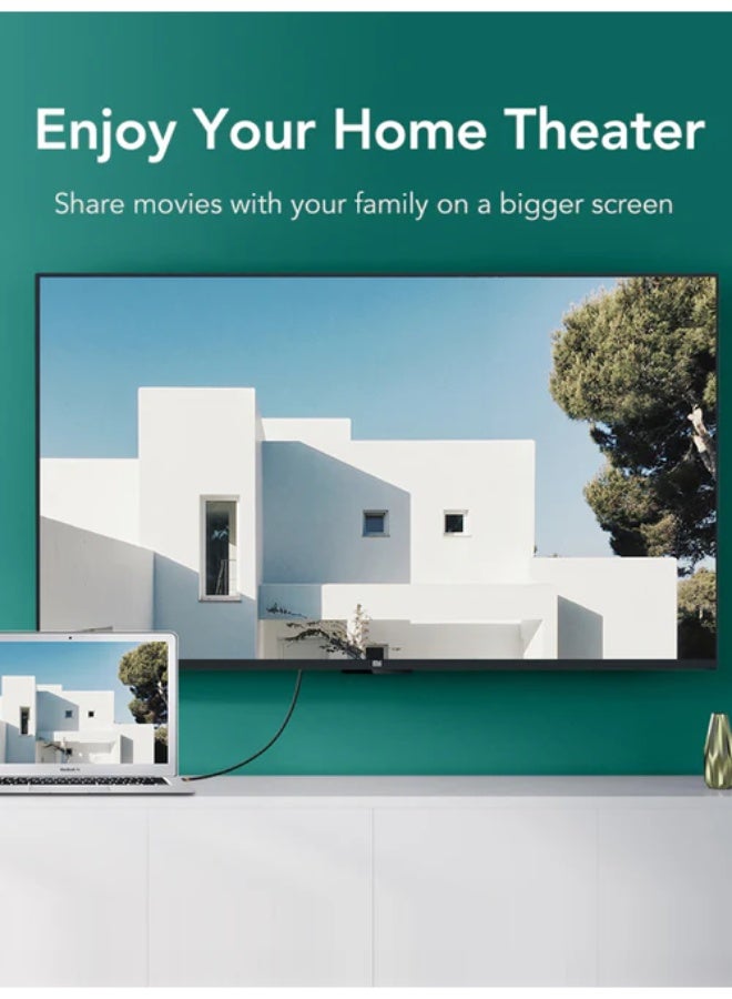كابل تايم كابل تمديد HDMI ذكر إلى أنثى بدقة 4K فائقة الوضوح وسرعة عالية لأجهزة بث التلفزيون، وأجهزة الألعاب، وأجهزة الكمبيوتر المحمولة، وشاشات التلفزيون الكبيرة | 3M - Image 5