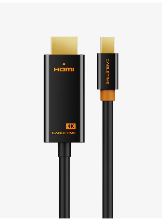 كابل تايم كابل تمديد HDMI ذكر إلى أنثى بدقة 4K فائقة الوضوح وسرعة عالية لأجهزة بث التلفزيون، وأجهزة الألعاب، وأجهزة الكمبيوتر المحمولة، وشاشات التلفزيون الكبيرة | 3M - Image 1