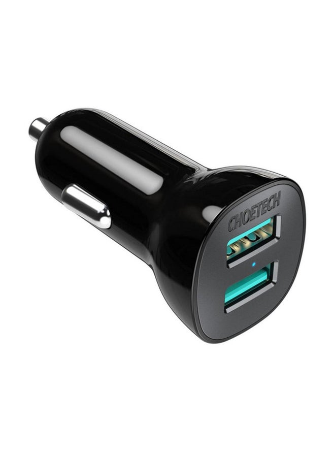 CHOETECH 36W QC 3.0 Dual Ports Car Charger - - Image 2