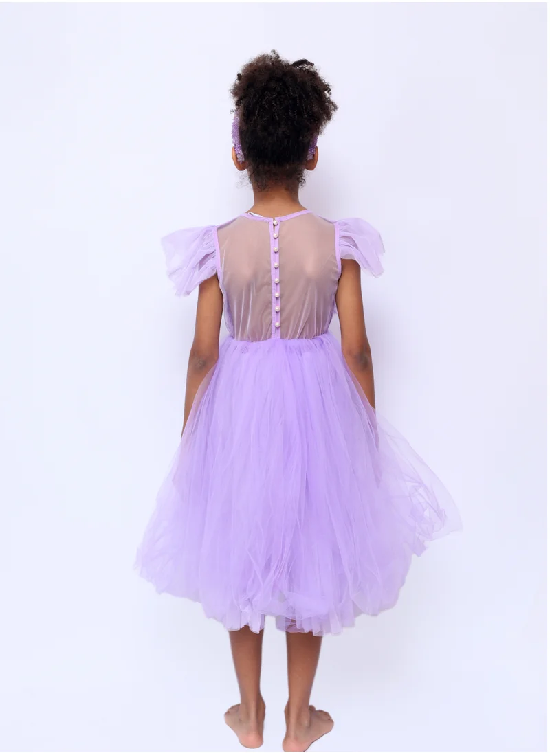D'Daniela Natalya dress Light Purple Net