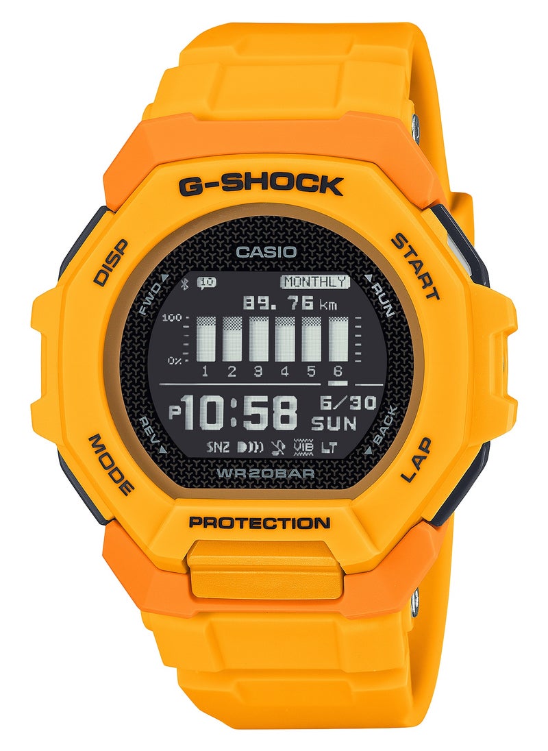 G-SHOCK Digital Black Dial Yellow Resin Band Men's Watch GBD-300-9D  - Image 1