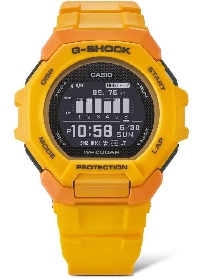 G-SHOCK Digital Black Dial Yellow Resin Band Men's Watch GBD-300-9D  - Image 4