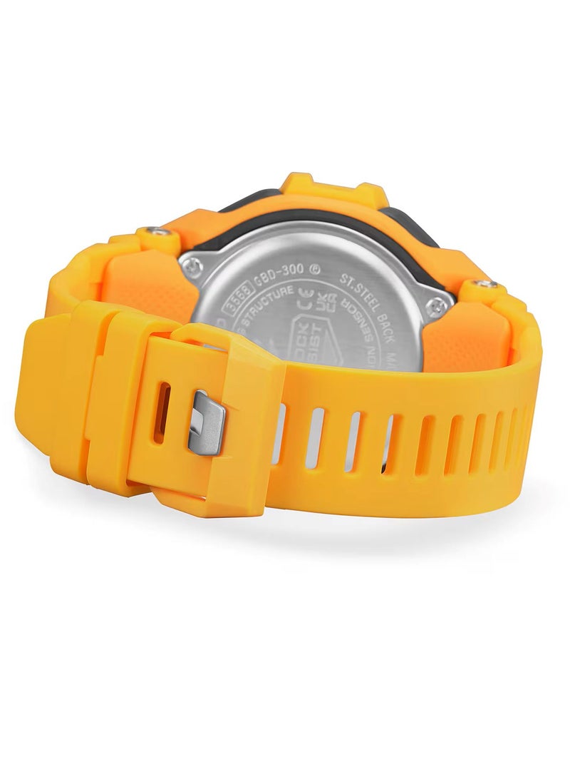 G-SHOCK Digital Black Dial Yellow Resin Band Men's Watch GBD-300-9D  - Image 5