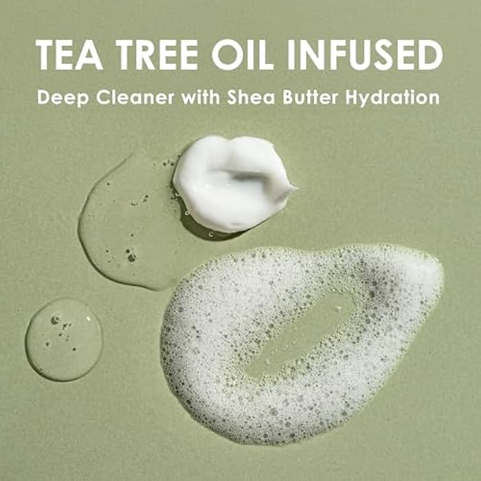 EYEECO Gentle Tea Tree Oil Foaming Facial Cleanser – 1.6oz – Non-Irritating Eyelid Cleanser & Face Wash with Tea Tree, Chamomile & Shea Butter​ - Image 4