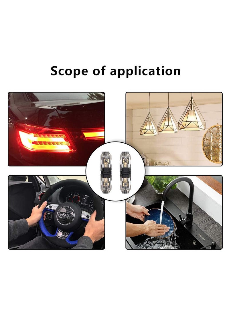 KASTWAVE Connectors, H Tap, Low Voltage Electrical Quick Splice, Wire Connectors, Solderless Without Stripping, Suitable for 20-22 AWG Electrical Wire Connection (12Pcs) - Image 5