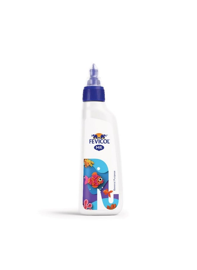 Pidilite Fevicol MR Easy Flow Squeeze Bottle - 105g, Ultimate Adhesive for Student’s Project Work & Serious Crafters  - Image 1