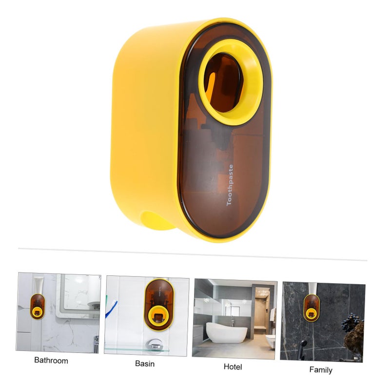 Automatic Pump Toothpaste Dispenser Wall Mounted Stand Easy Use Household Storage - Image 4