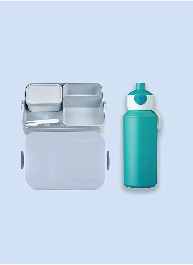 Share the Love Small Bundle - Large Lunch Box with Water Bottle for Kids School