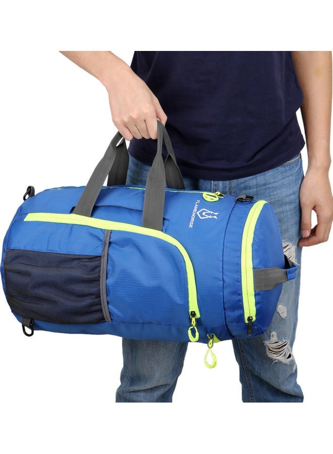 NIBEMINENT Lightweight Packable Gym Sports Duffel Bag Outdoor Camping Hiking Travel Foldable Backpack Shoulder Handbag 26*3*26cm  - Image 4