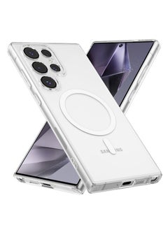 Houmt Samsung Galaxy S25 Ultra Magsafe Case Support Wireless Charging Slim Thin Magnetic Cover Anti Scratch Shockproof Hard Transparent Phone Case Compatible with Samsung Gakaxy S25 Ultra 6.8 Inch  - Image 1
