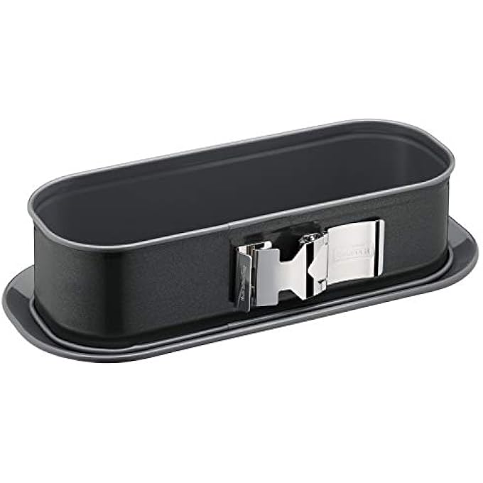 Kaiser La Forme Plus Springform Cake Tin 30 x 11 cm Made in Germany NonStick Coating KAIRAMIC Cut Resistant LeakProof Alloy Steel Transparent King Cake Mould - Image 2