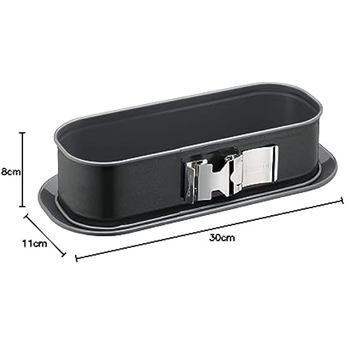 Kaiser La Forme Plus Springform Cake Tin 30 x 11 cm Made in Germany NonStick Coating KAIRAMIC Cut Resistant LeakProof Alloy Steel Transparent King Cake Mould - Image 4