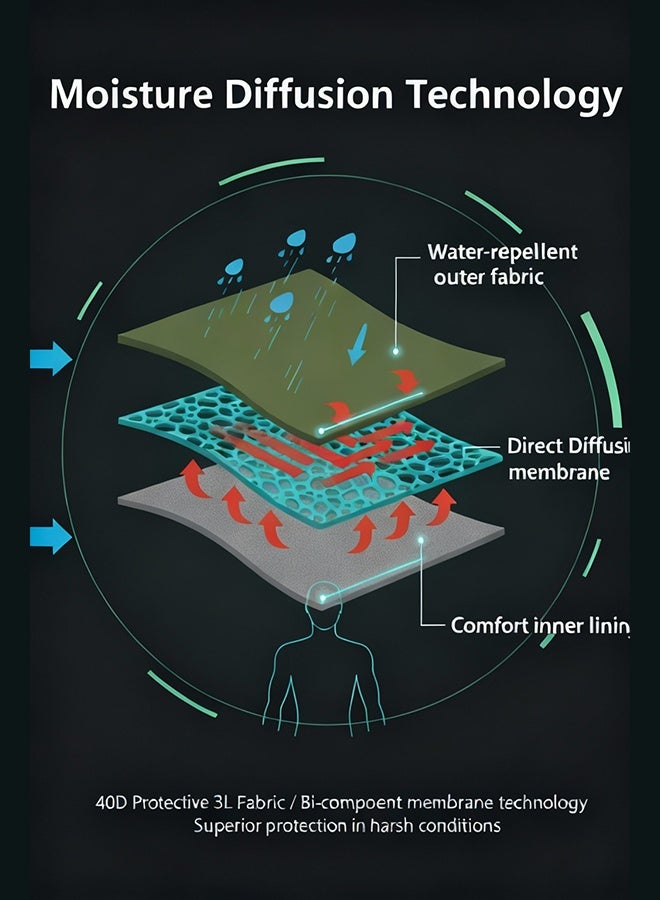 معطف تكتيكي في الهواء الطلق - Image 4
