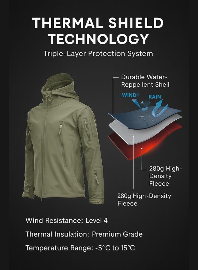 معطف تكتيكي في الهواء الطلق - Image 1