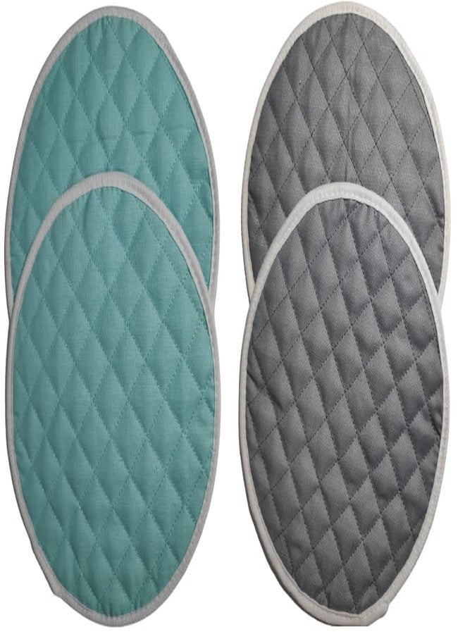 HEYOL 2 Pieces Creation Round Traditional Soft Fabric Anti Slip Roti Cover Chapati Cover Roti Rumal to Keep Roti Chapati Fresh & hot Top Bottom ( Set Of 1 , MultiColor ) - Image 4