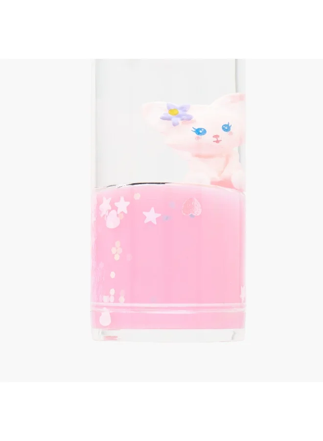 Lifestyle Liquid Keychain-Juice With Silver Balls- (Acrylic) Multicolour \ 27X67