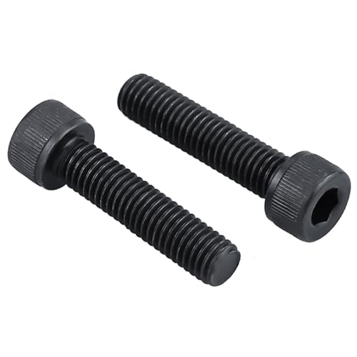 EASTLO M6-1.0 x 30mm Socket Head Cap Screws, 12.9 Grade Alloy Steel, Black Oxide Finish, Full Thread, Coarse Thread, Allen Hex Drive, 25 pcs - Image 5