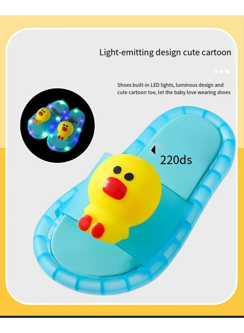 Children's slippers with soft sole, anti slip and luminous sandals, boys' and girls' garden shoes  - Image 3