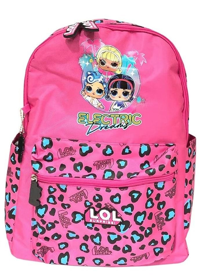 L.O.L. SURPRISE! School Backpack Multicolor Polyester 16 Inch Set Of 1 