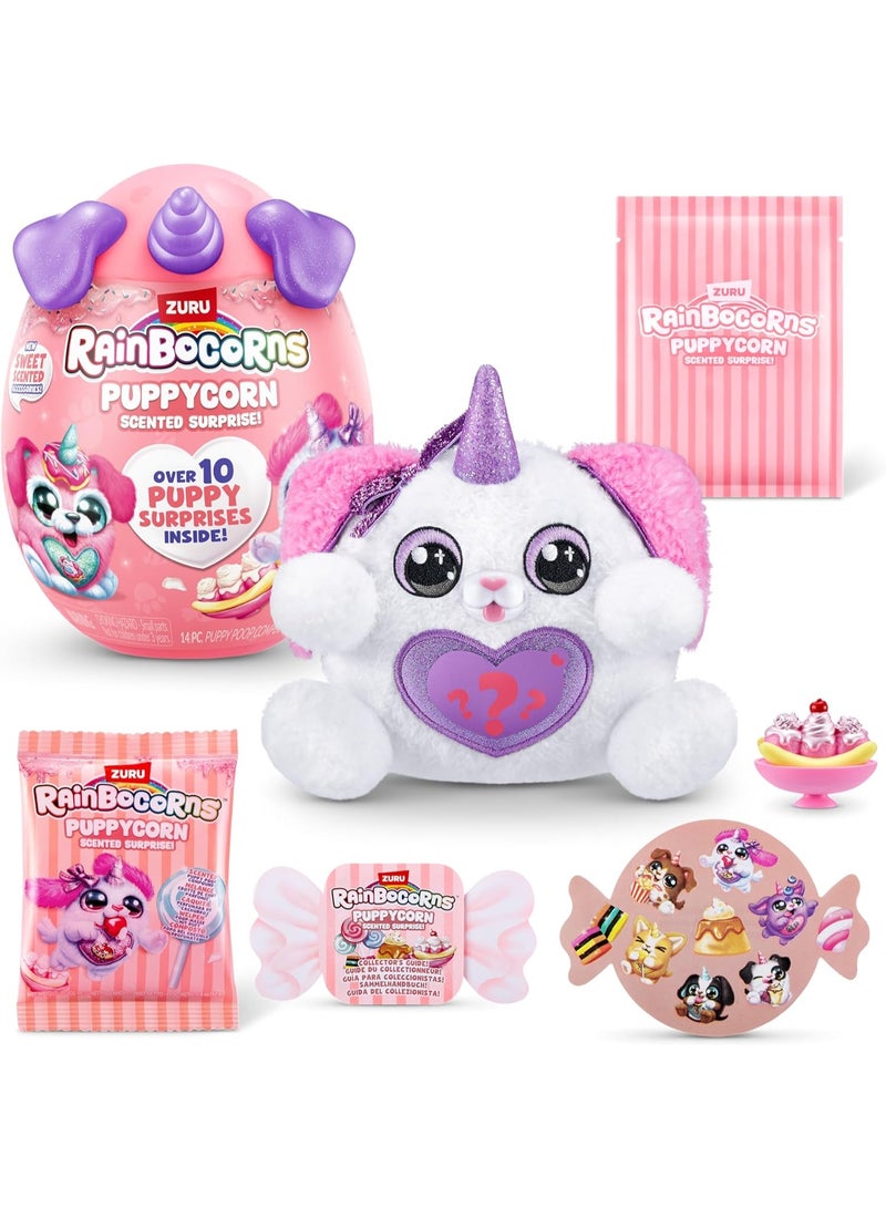 Rainbocorns Series 8 Puppycorns Corgi Scented Surprise Toy with Accessories - Image 1