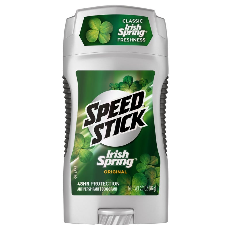 Irish Spring Speed Stick Antiperspirant and Deodorant, Irish Spring Original - 2.7 ounce (6 Pack) - Image 1