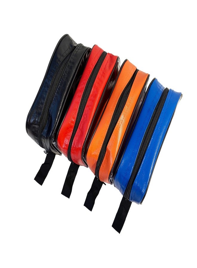 LINE2design Color Coded First Aid Medical Emergency Kit Bag Water Resistant Accessory Pouches, Zippered Closure with Transparent Window Set of 4 - Image 4