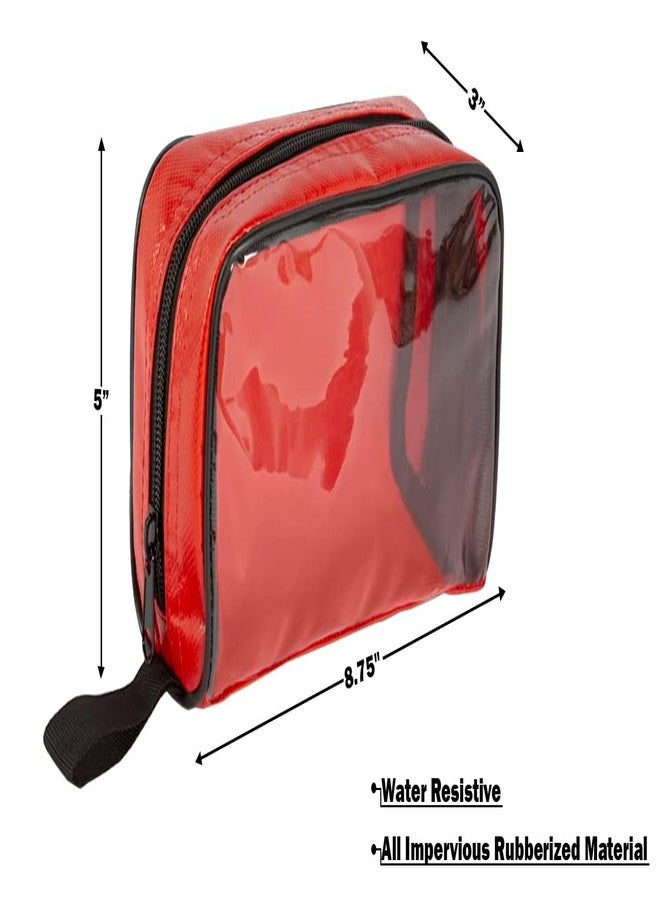 LINE2design Color Coded First Aid Medical Emergency Kit Bag Water Resistant Accessory Pouches, Zippered Closure with Transparent Window Set of 4 - Image 2