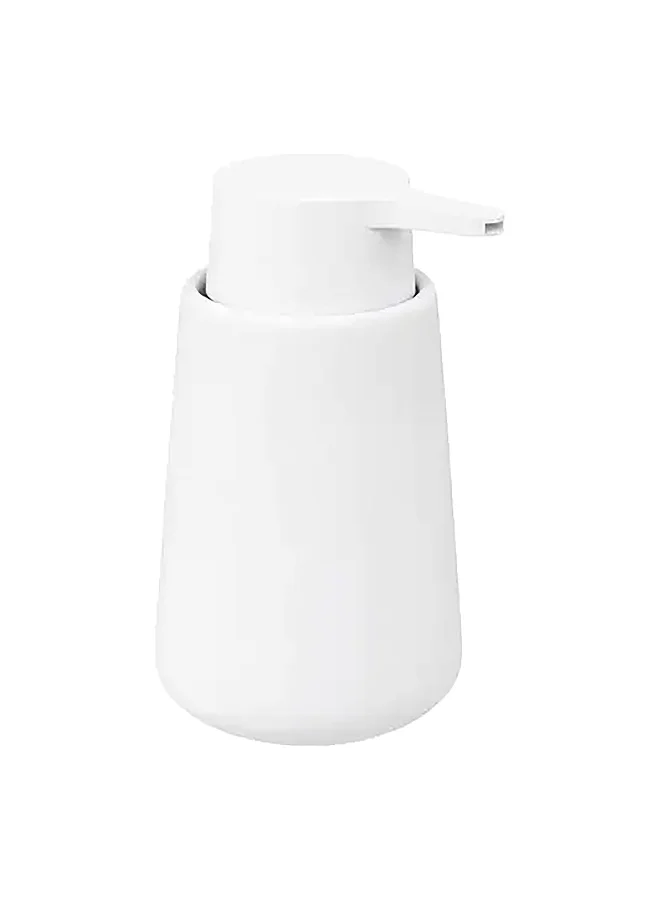 Five Simply Smart High Quality Ceramics Matte Finish Bathroom Soap Dispenser White 250 ml 174879I