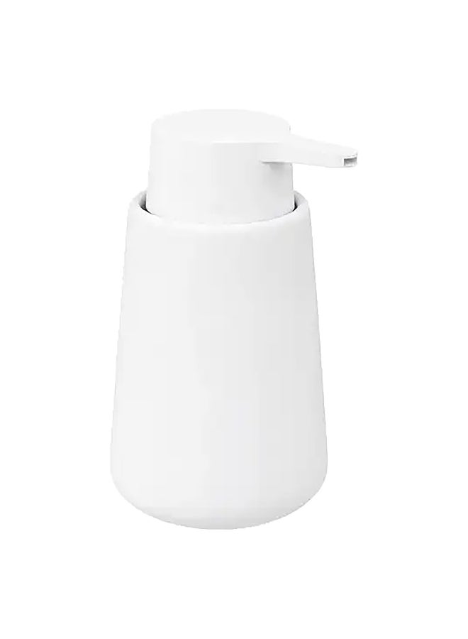 Five Simply Smart High Quality Ceramics Matte Finish Bathroom Soap Dispenser White 250 ml 174879I - Image 1