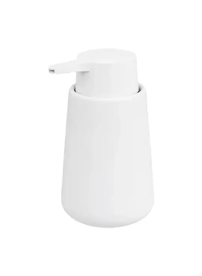Five Simply Smart High Quality Ceramics Matte Finish Bathroom Soap Dispenser White 250 ml 174879I