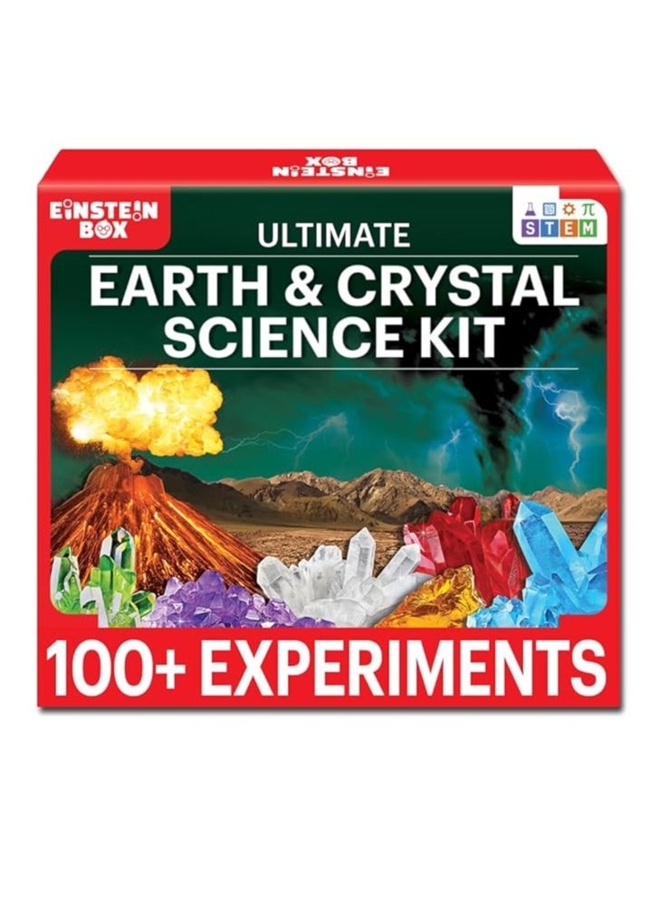 Einstein Box - Einstein Box Ultimate Earth & Crystal Science Kit | Science Kits for Kids Age 6-14 | STEM Projects | Learning & Education Toys for 6-8-10-12-14 Year Old Boys & Girls | Gift Ideas for Boys & Girls - Image 1