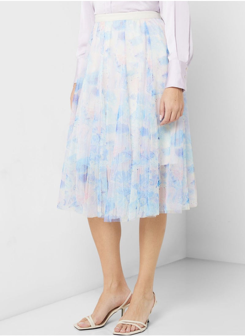 Khizana - Printed Skirt - Image 1