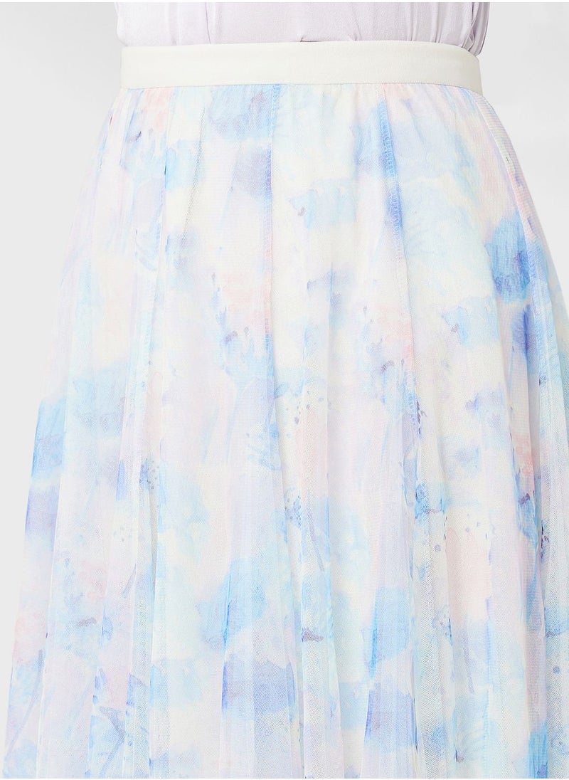 Khizana - Printed Skirt - Image 1