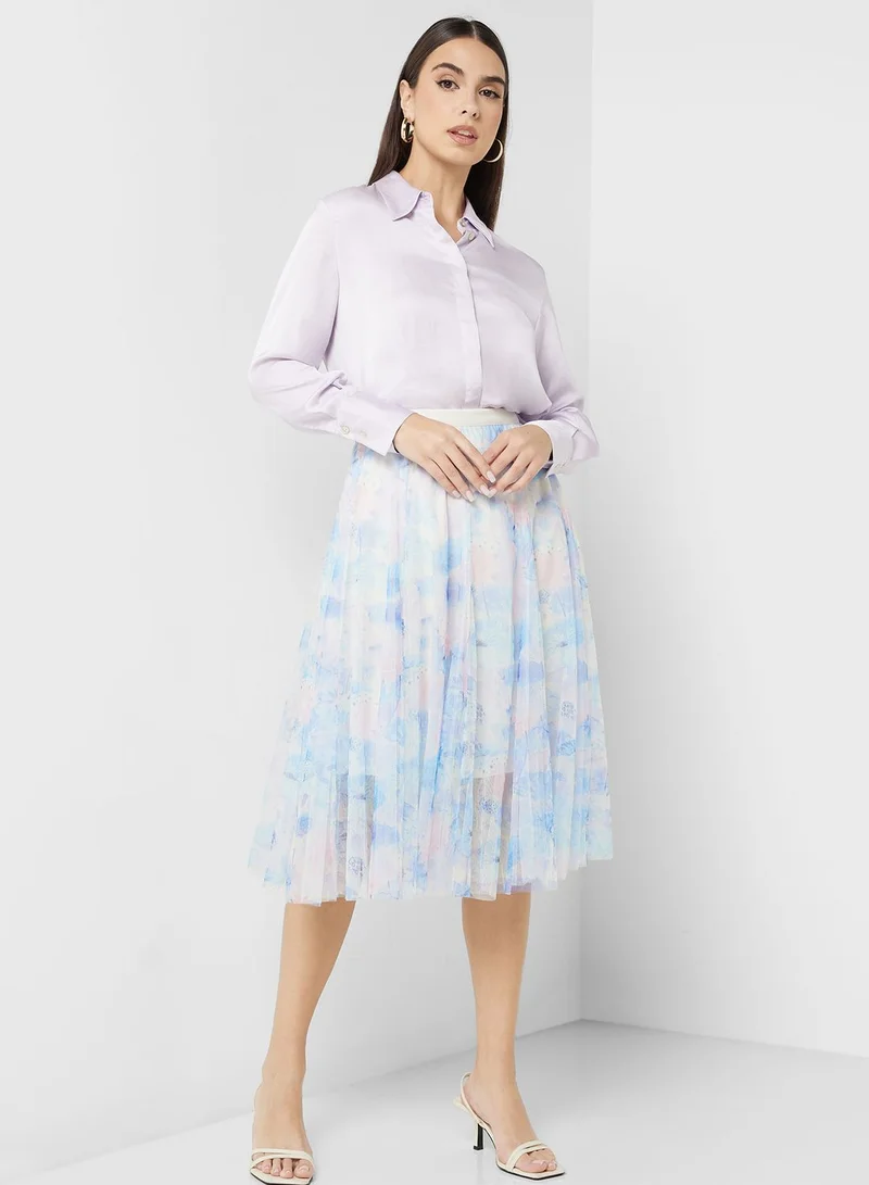 Khizana Printed Skirt