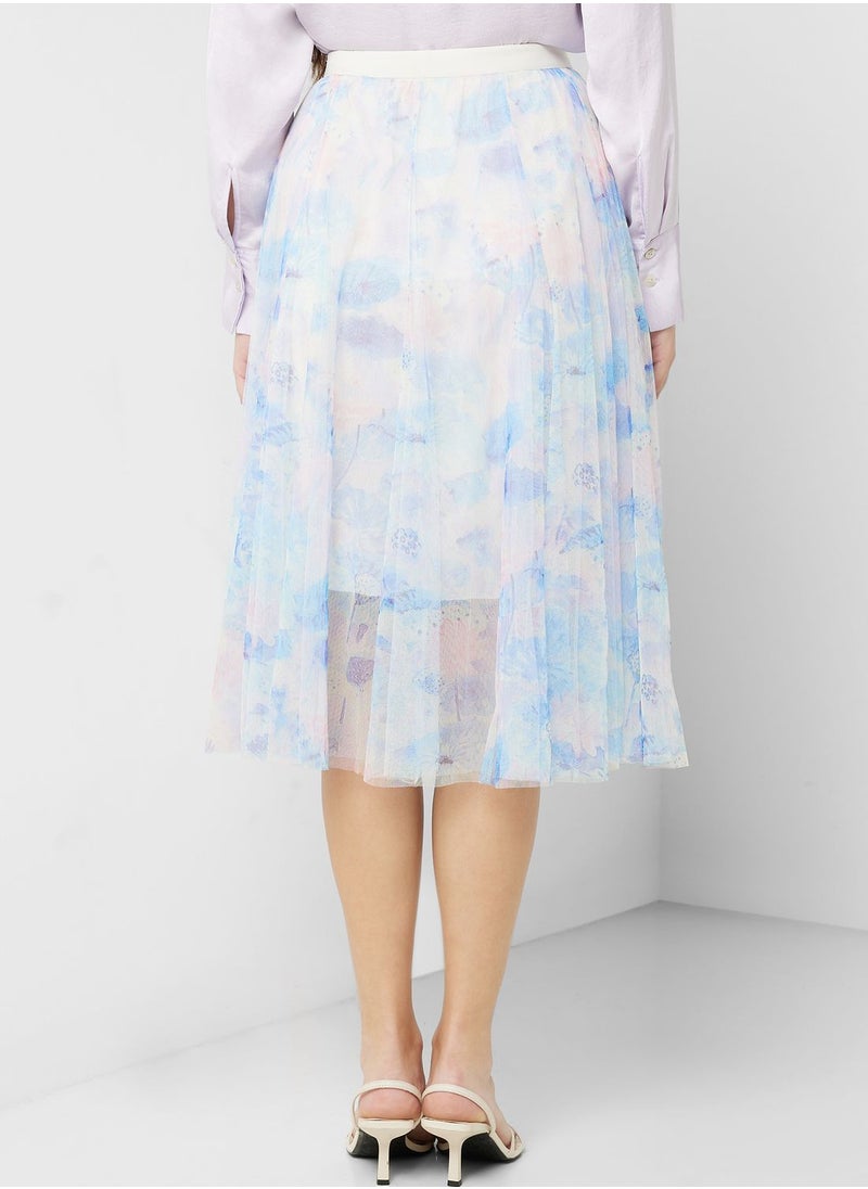 Khizana - Printed Skirt - Image 1