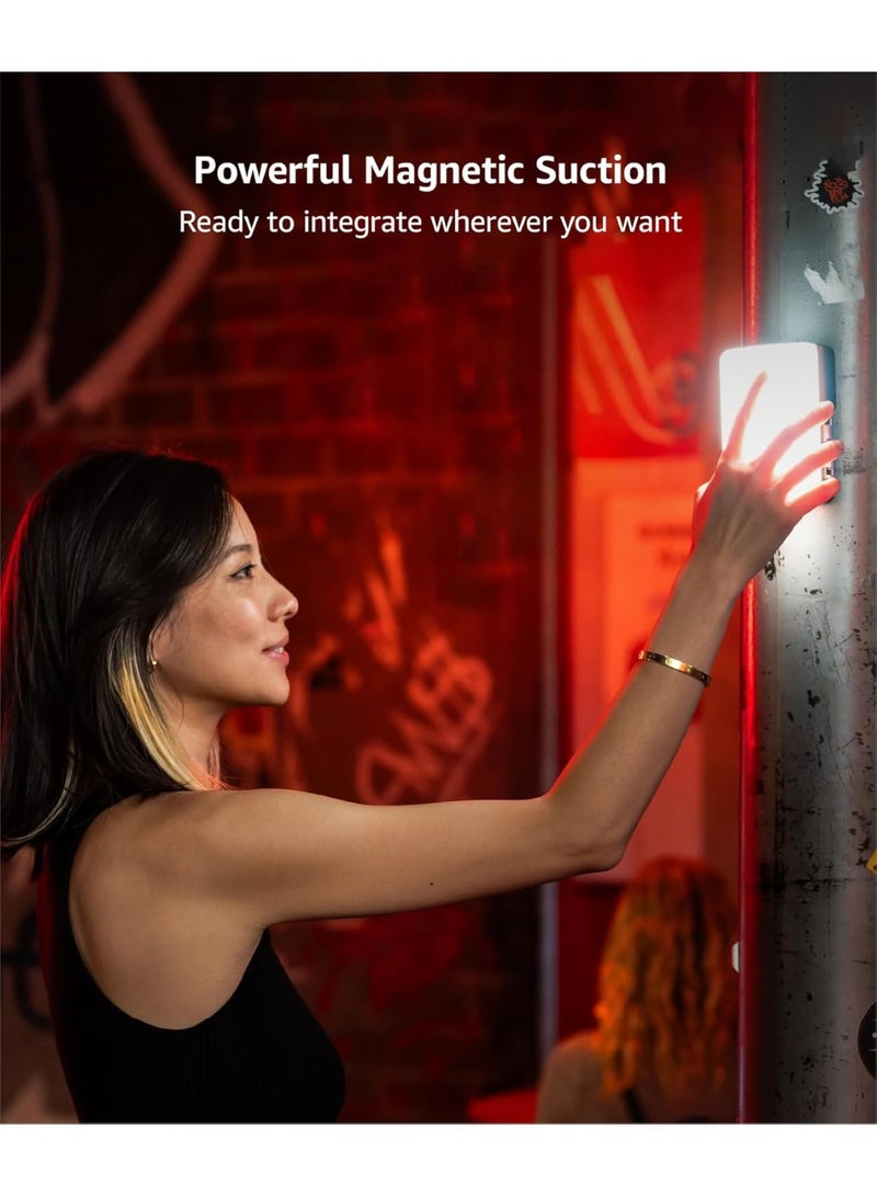 Aputure Amaran Ace 25c RGBWW LED Light Panel (Silver) – Compact Rechargeable On-Camera Light with App Control & Soft Diffuser - Image 4