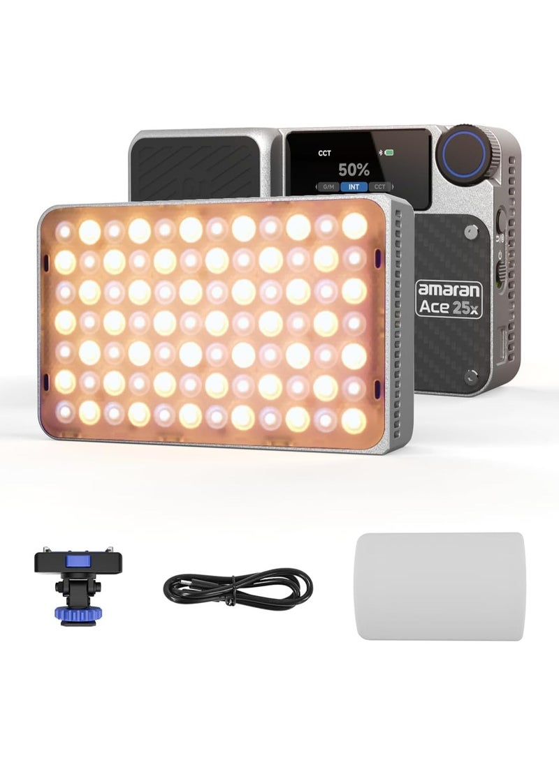 Aputure - amaran Ace 25c RGB LED Light Panel (Silver) - Image 1